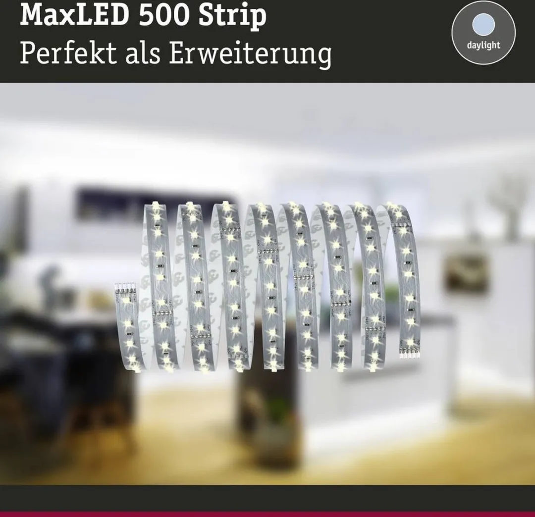 Paulmann MaxLED 500 LED-strip 250cm Zilver - 6500K