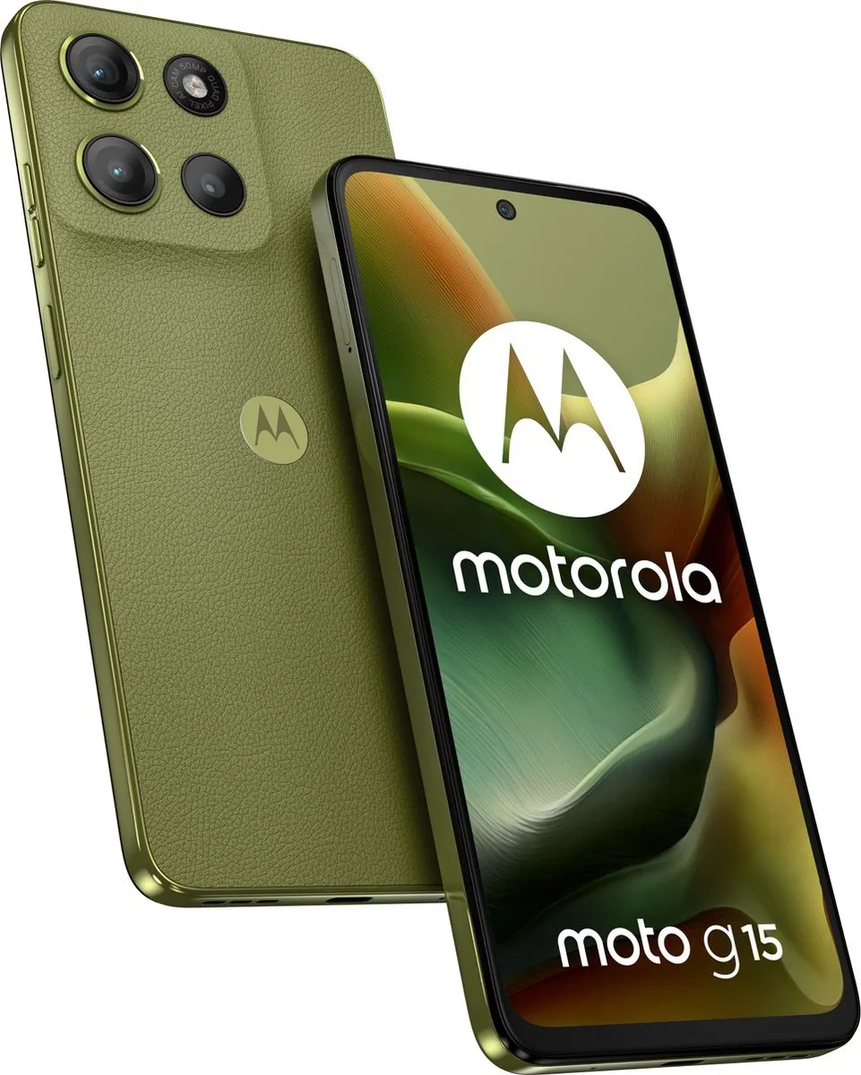 Motorola Moto g15 0840023290404 Smartphone - 8GB/512GB - Iguana Green