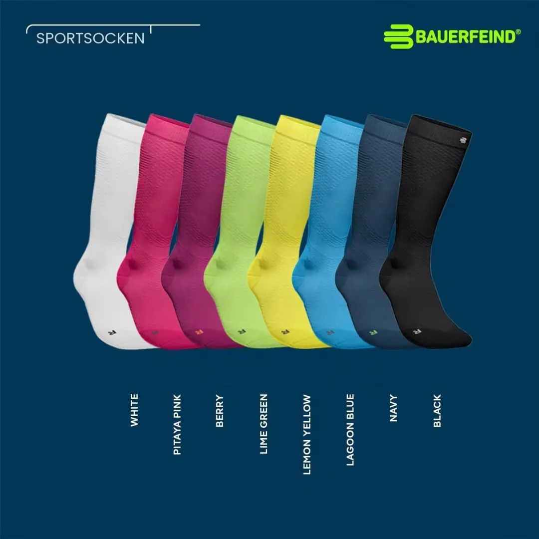 Bauerfeind Run Ultralight Compressiesokken High Cut - afbeelding 2 van 6