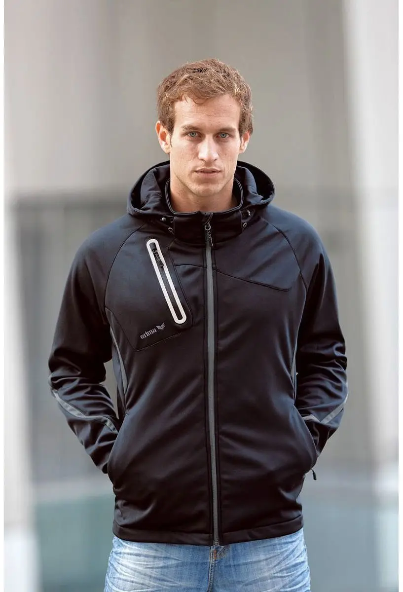 Erima Outdoor Softshell Jack - Softshelljassen  - zwart - S - afbeelding 5 van 6