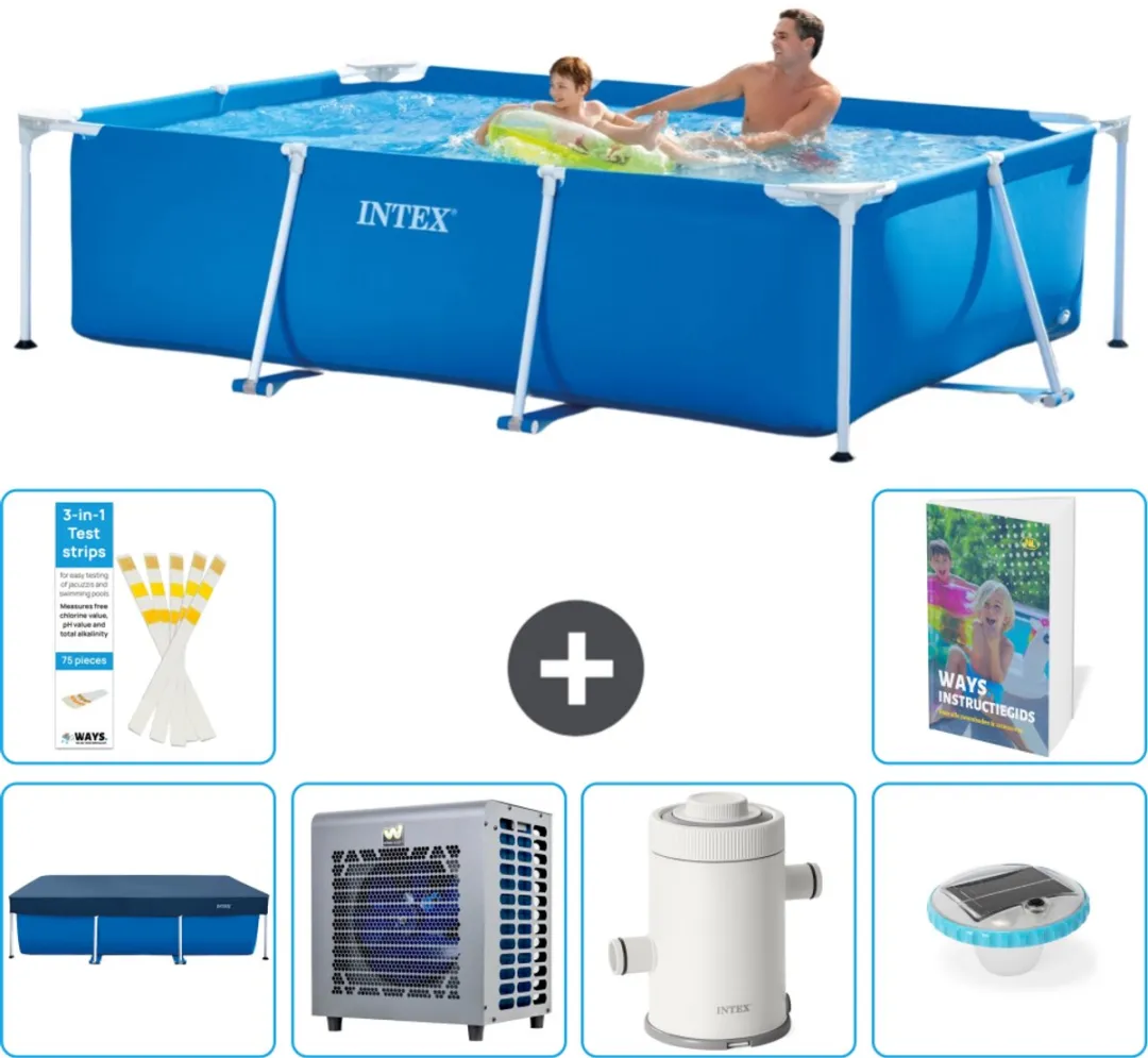 Intex Rechthoekig Frame Zwembad 260x160cm