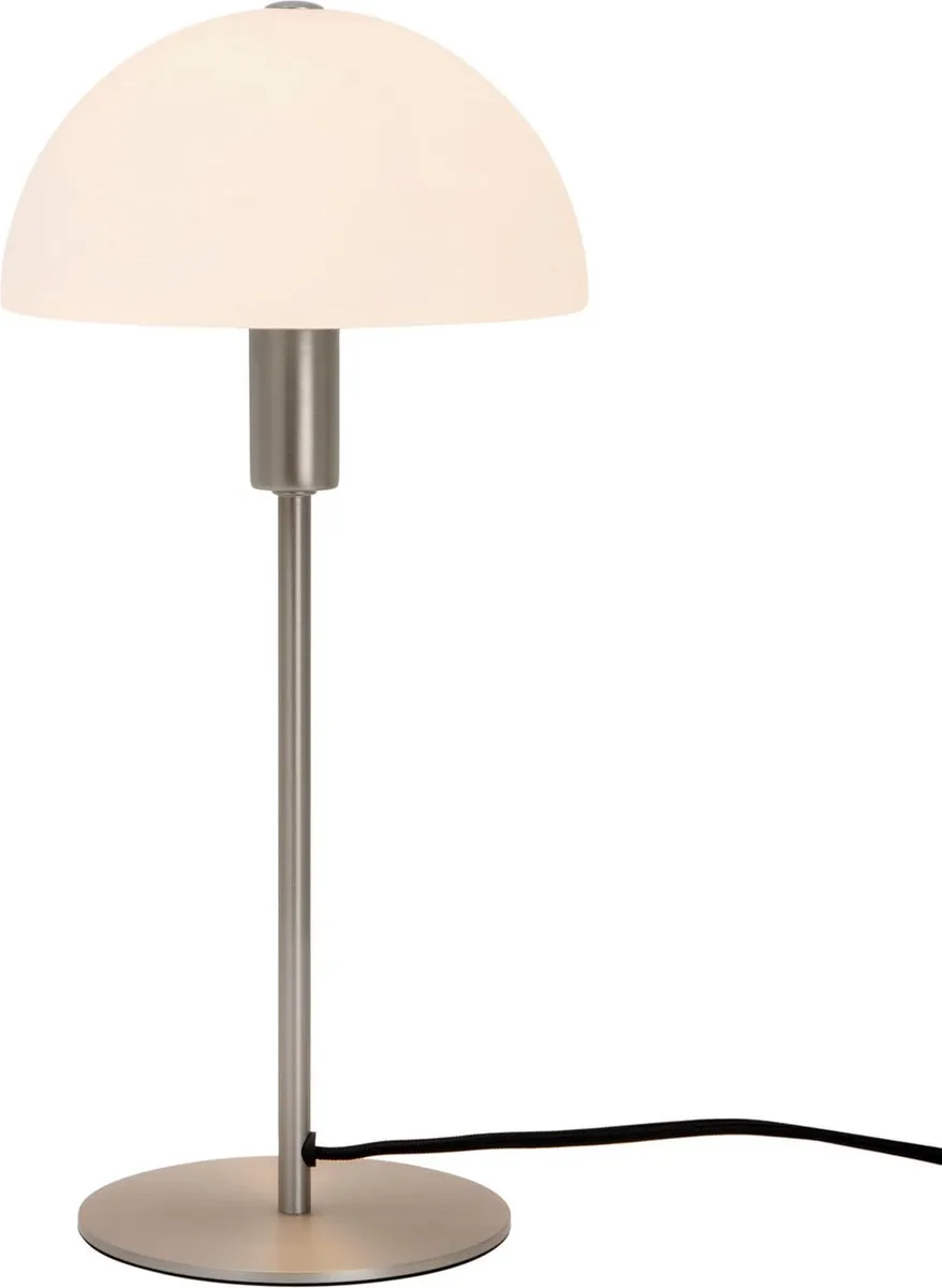 Nordlux Ellen 20 Tafellamp - 40W - Ø20cm - Geborsteld staal