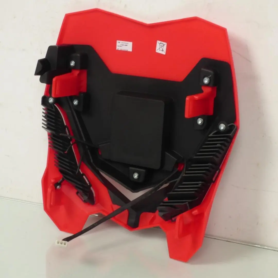 Koplamphouder rood met LED Polisport E-BLAZE 8670800004 Nieuw voor motor TT enduro - afbeelding 4 van 6