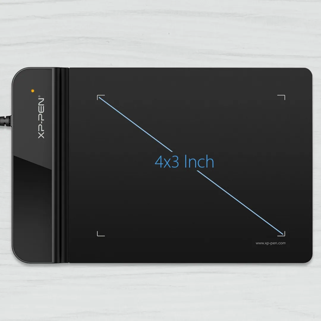 XPPen Deco G430S Tekentablet - 4x3 inch - Zwart