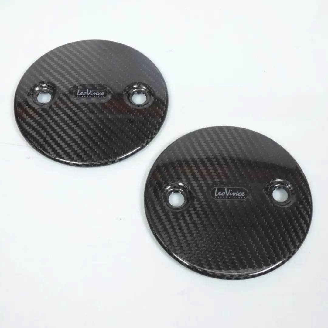 Paar zijpanelen carbon Leovince voor scooter Yamaha 500 T-Max 2001 tot 2011 Nieu