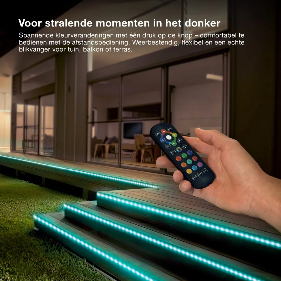 Osram Outdoor Flex RGB LED Strip 15m IP65 - met afstandsbediening