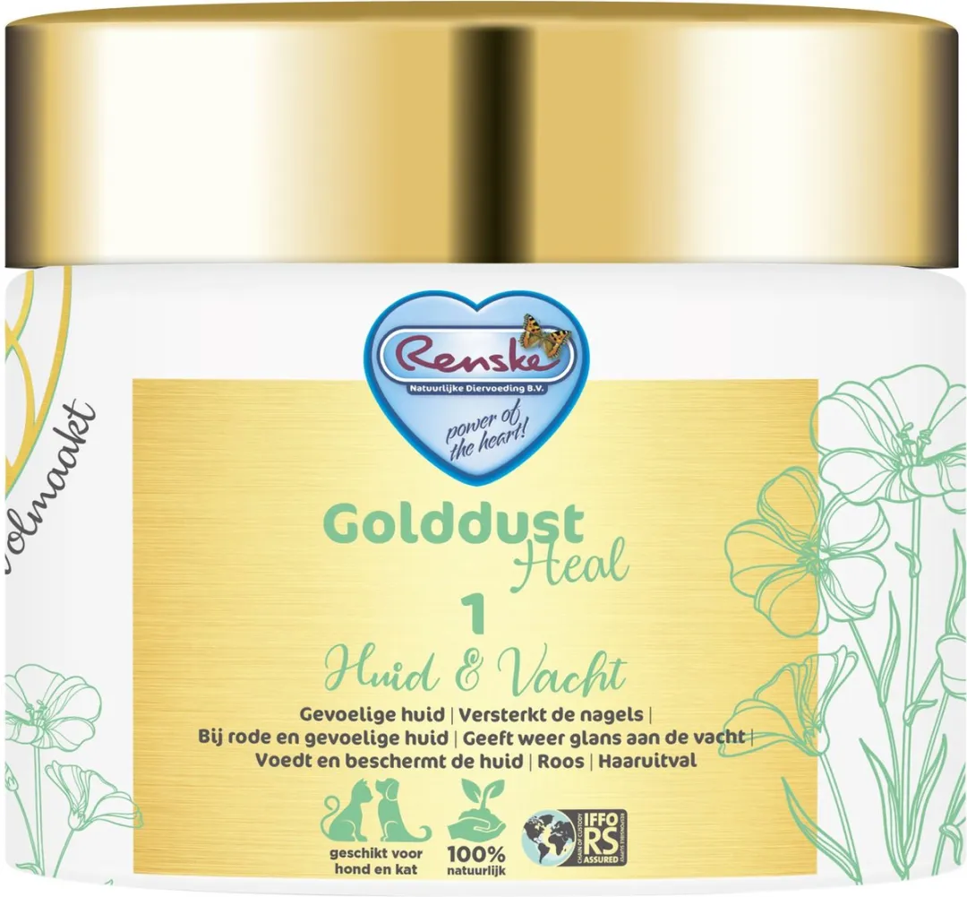 Renske Golddust Heal 1 Huid & Vacht 64ml - afbeelding 6 van 6