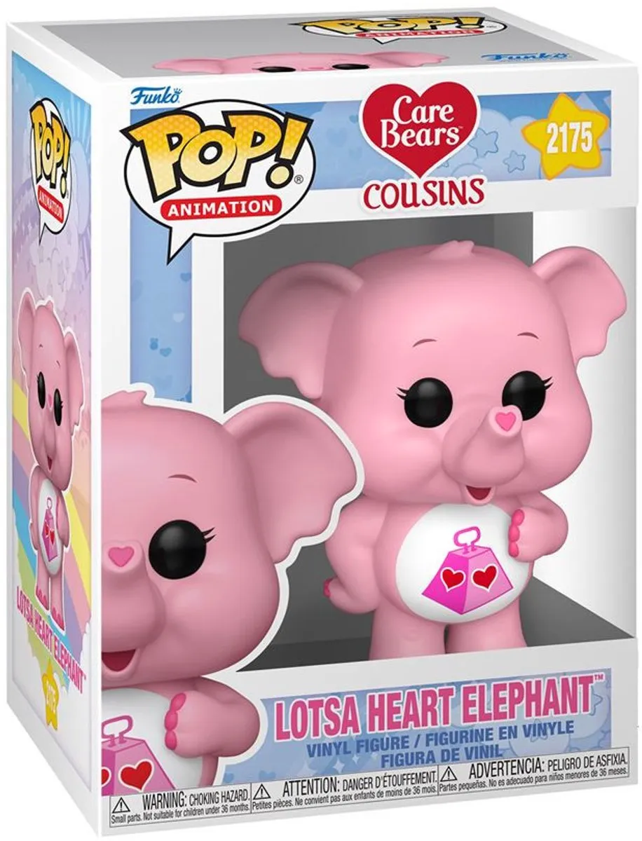 Funko Care Bears Lotsa Heart Elephant Pop! Animation 2175 - Vinylfiguur