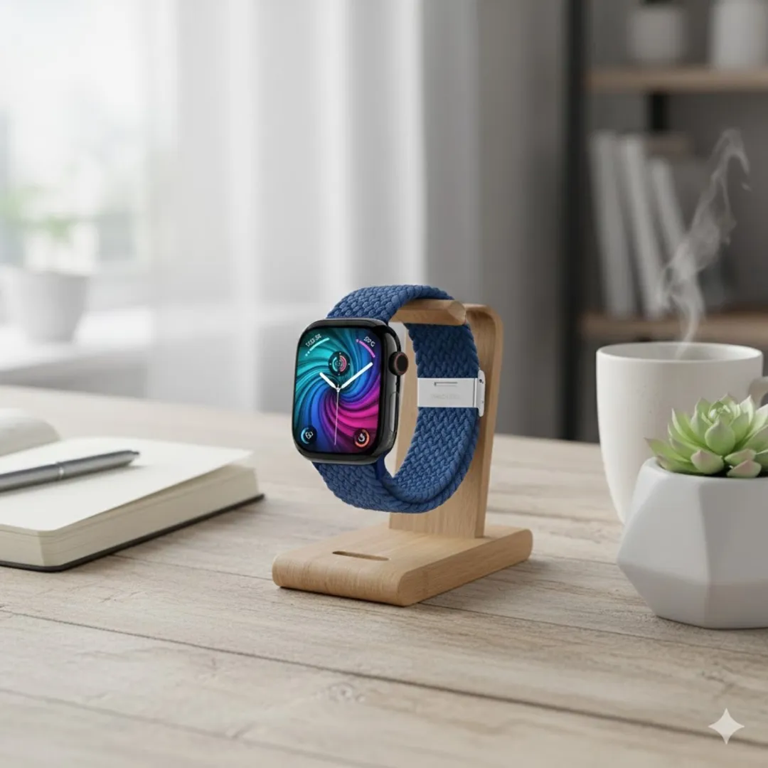 NUVEX Blauw Horlogebandje Apple Watch 38-42mm - Elastisch
