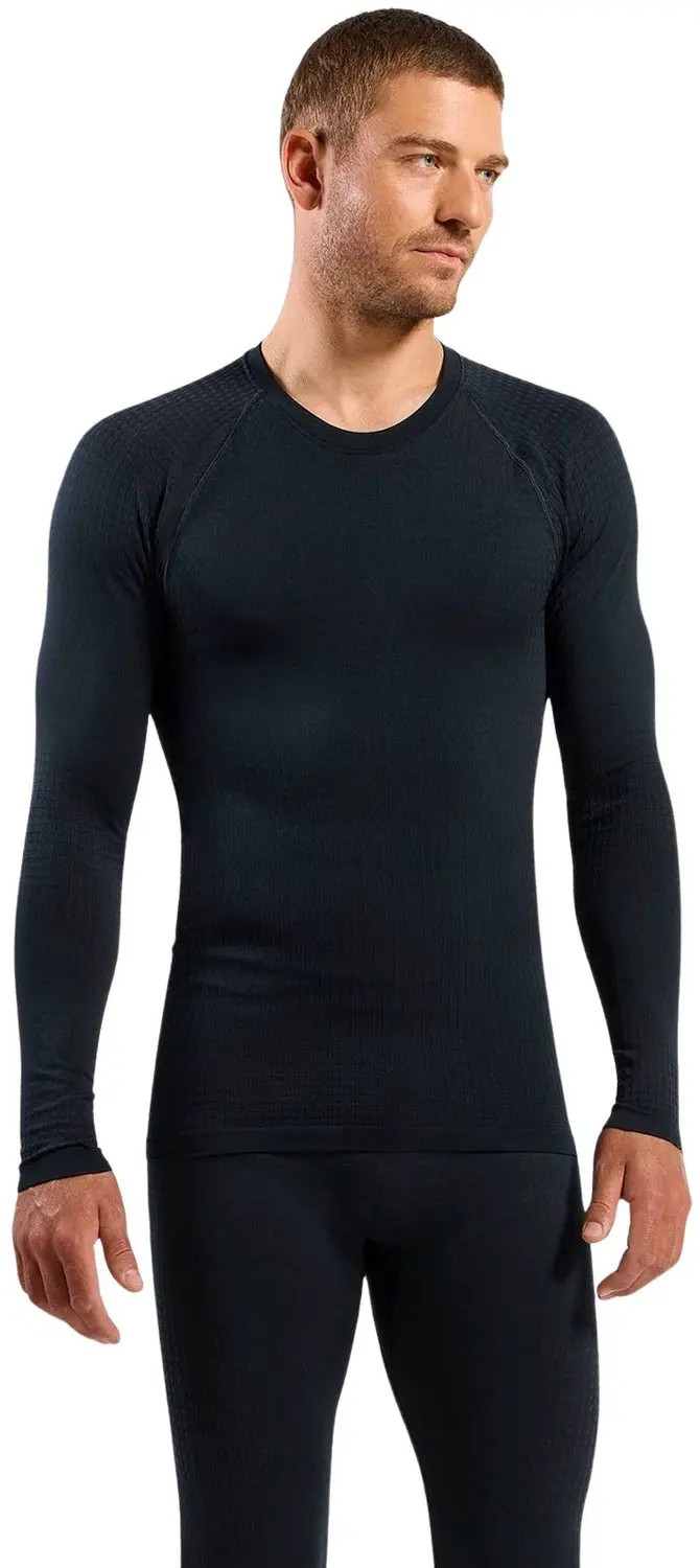 Odlo Performance Warm Functioneel Overhemd - Zwart - L - afbeelding 6 van 6
