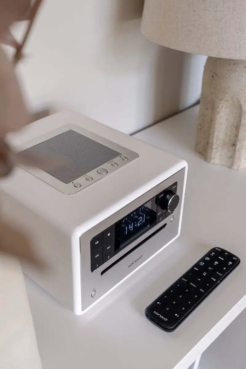 Sonoro Elite SO-9110-200-WH Hybride Radio - Wit - afbeelding 3 van 6