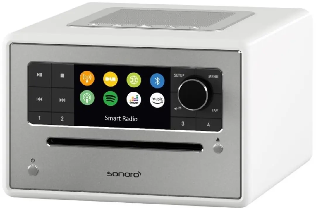 Sonoro Elite SO-9110-200-WH Hybride Radio - Wit - afbeelding 5 van 6
