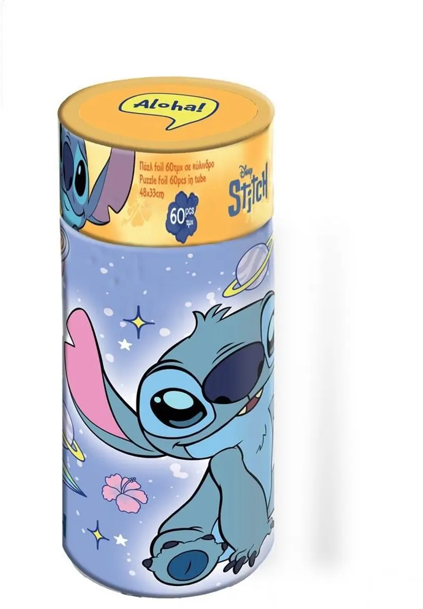 Lilo & Stitch Foil-Puzzel 60 Stukjes