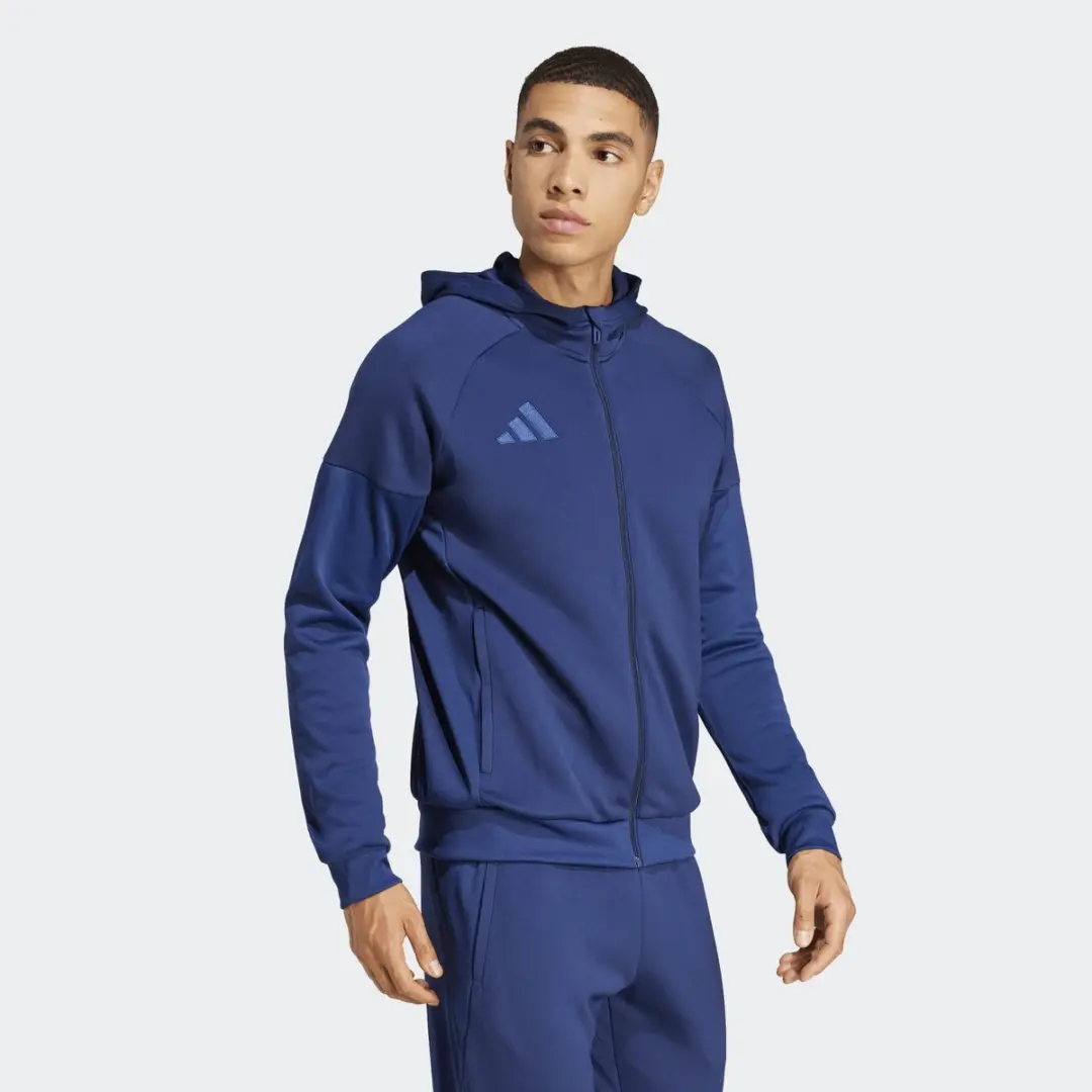 adidas Tiro 25 Full Zip Trainingsjack Heren - Blauw - afbeelding 5 van 6