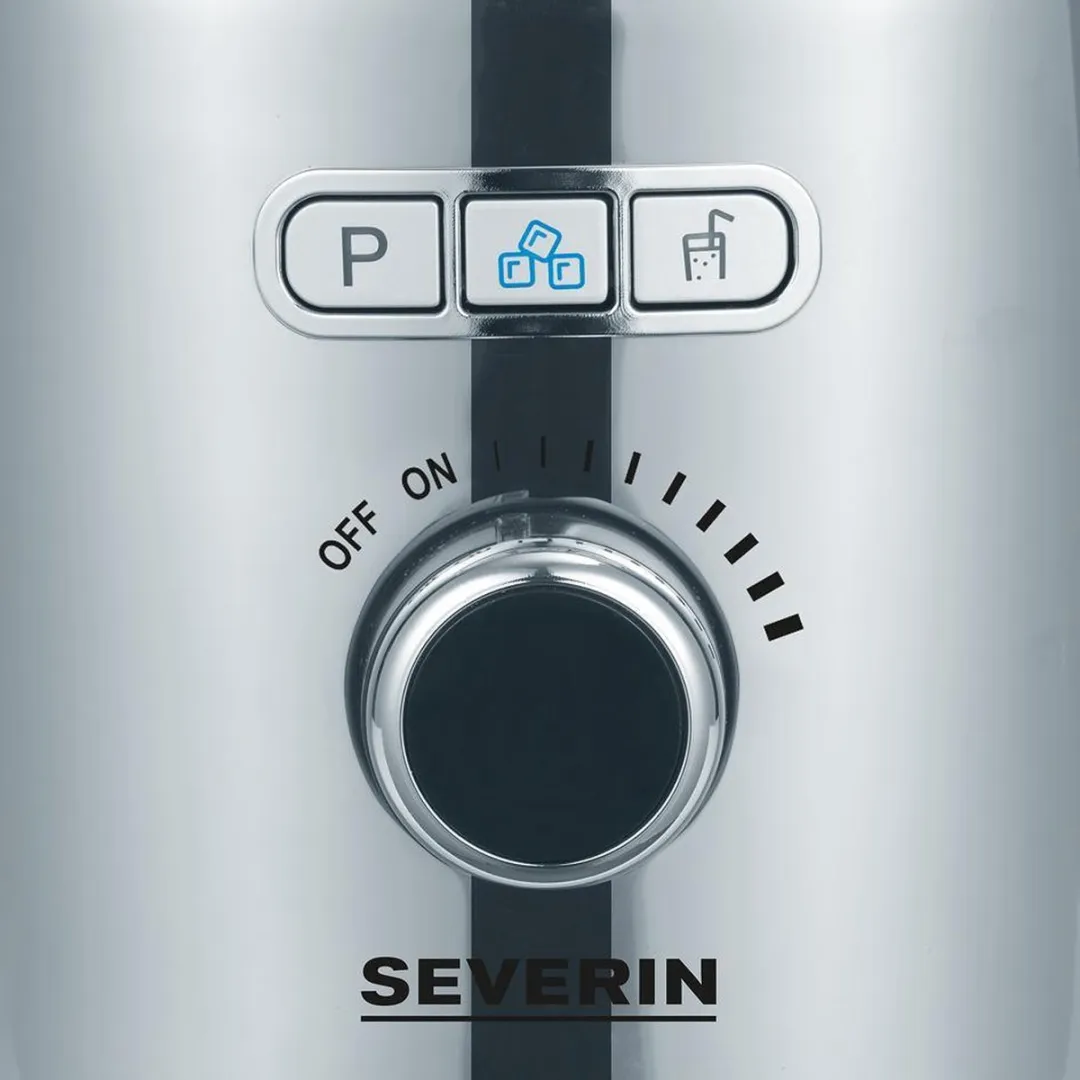 Severin SM 3710 Blender 1000W - 1,5L - 12 Snelheden - RVS-zwart