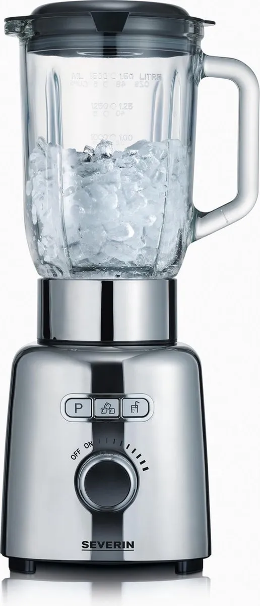 Severin SM 3710 Blender 1000W - 1,5L - 12 Snelheden - RVS-zwart - afbeelding 6 van 6