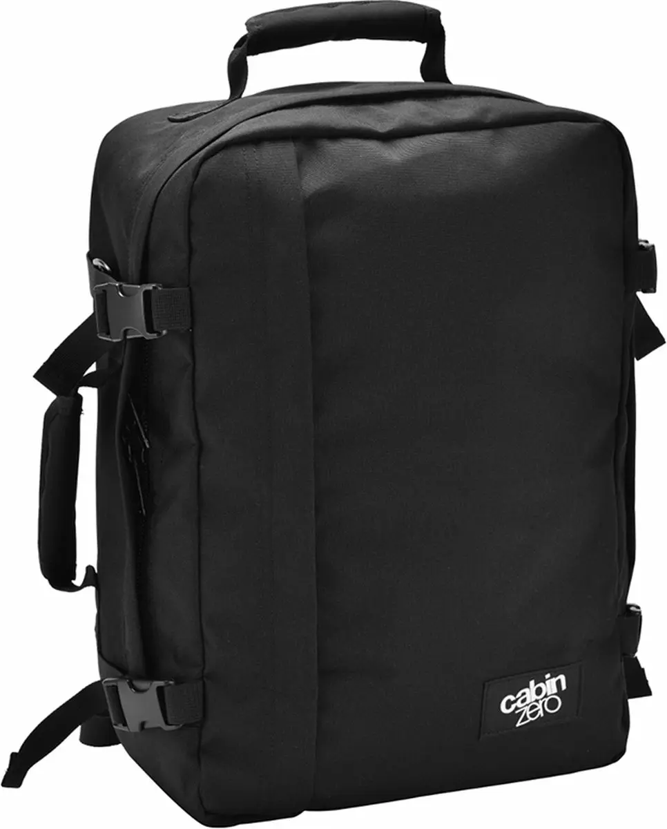 CabinZero Classic 36L Handbagage Rugzak - Zwart - afbeelding 2 van 6