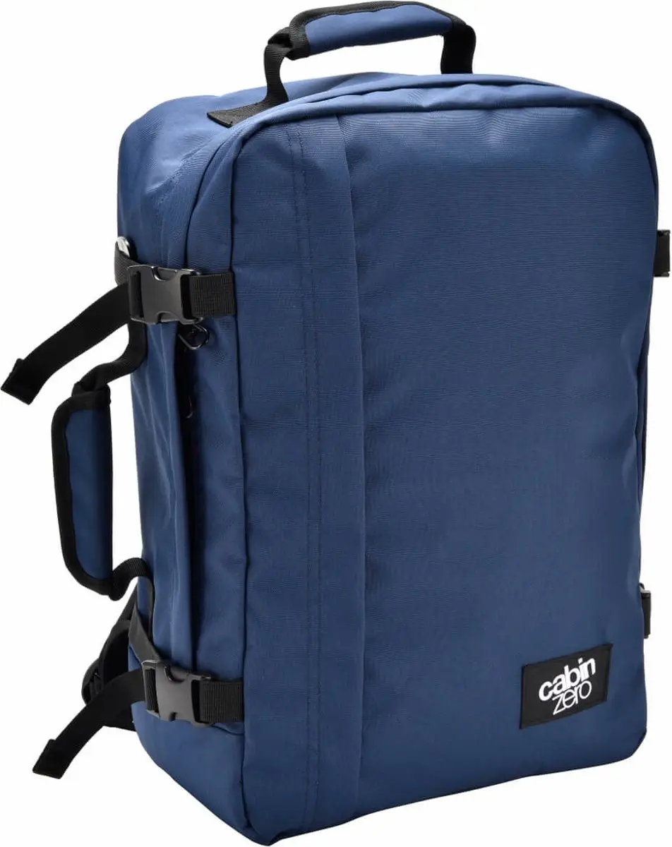CabinZero Classic 36L Handbagage Rugzak - Blauw - afbeelding 2 van 6