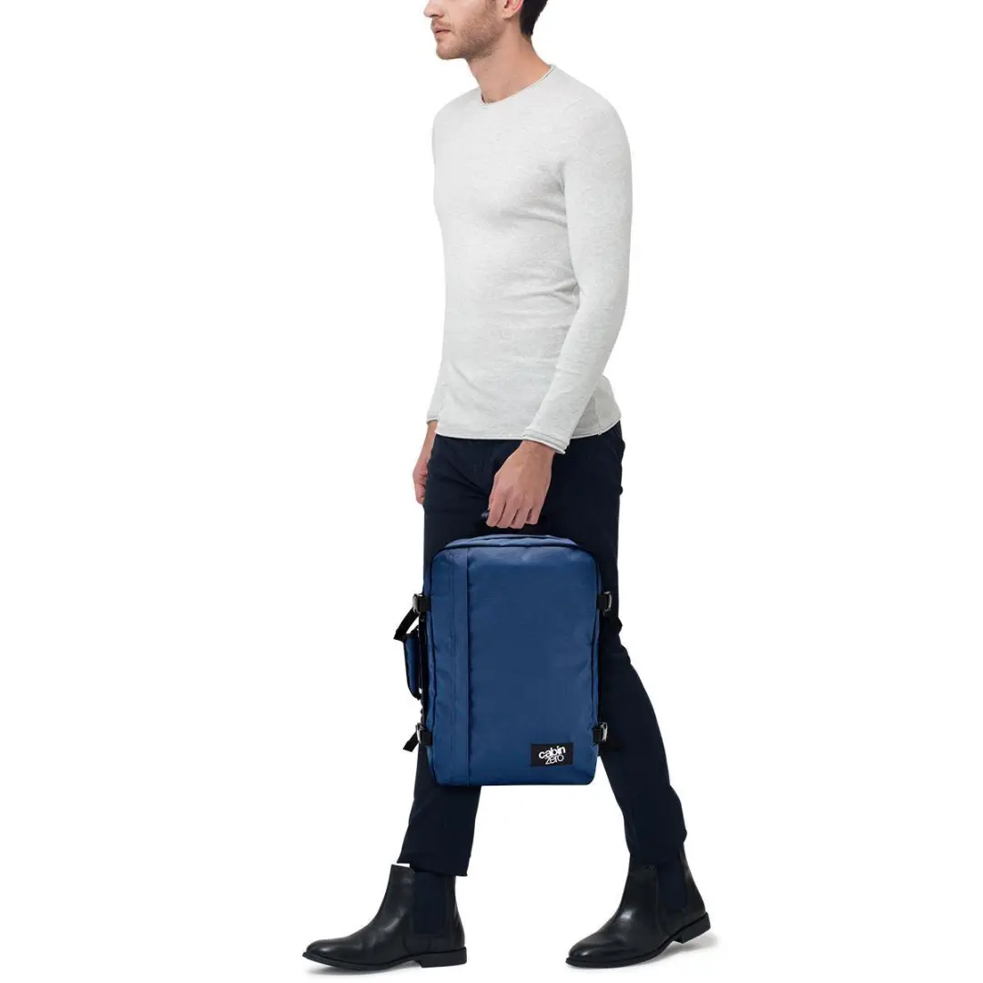 CabinZero Classic 36L Handbagage Rugzak - Blauw - afbeelding 4 van 6
