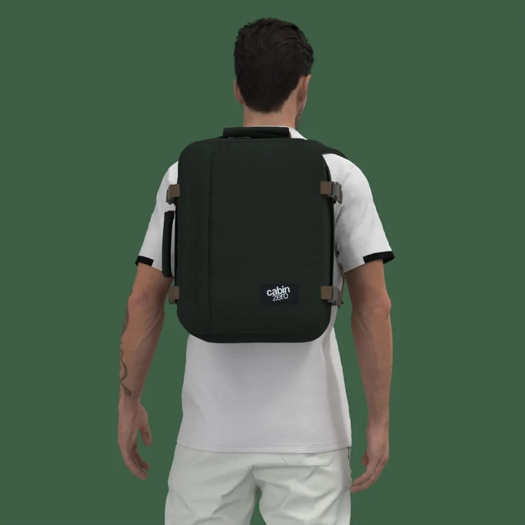 CabinZero Classic 28L Rugzak - Black Sand - afbeelding 4 van 6