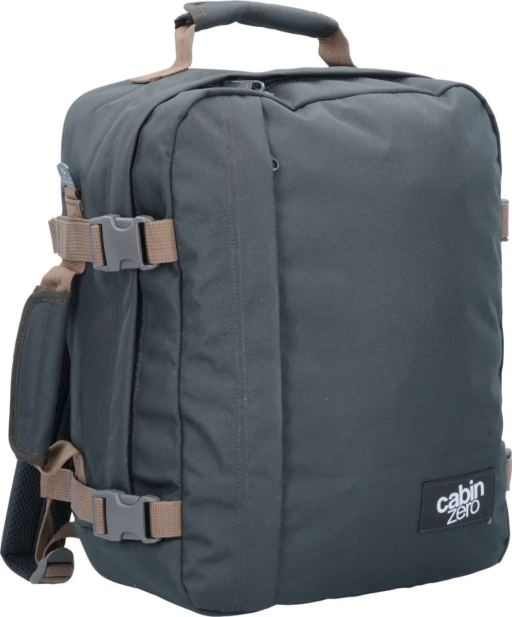 CabinZero Classic 28L Rugzak - Black Sand - afbeelding 2 van 6
