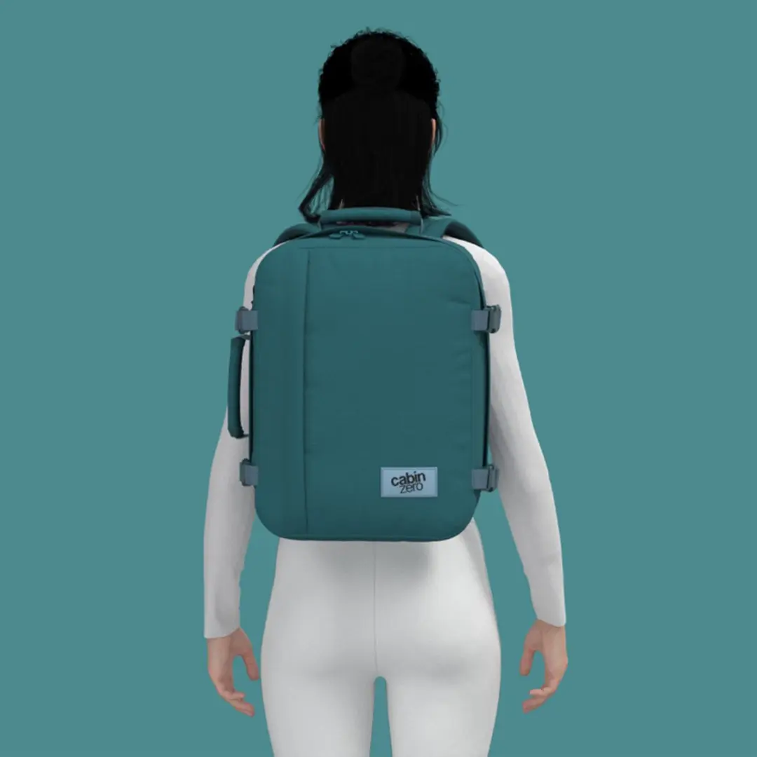CabinZero Classic 28L Rugzak - Blauw - afbeelding 4 van 6