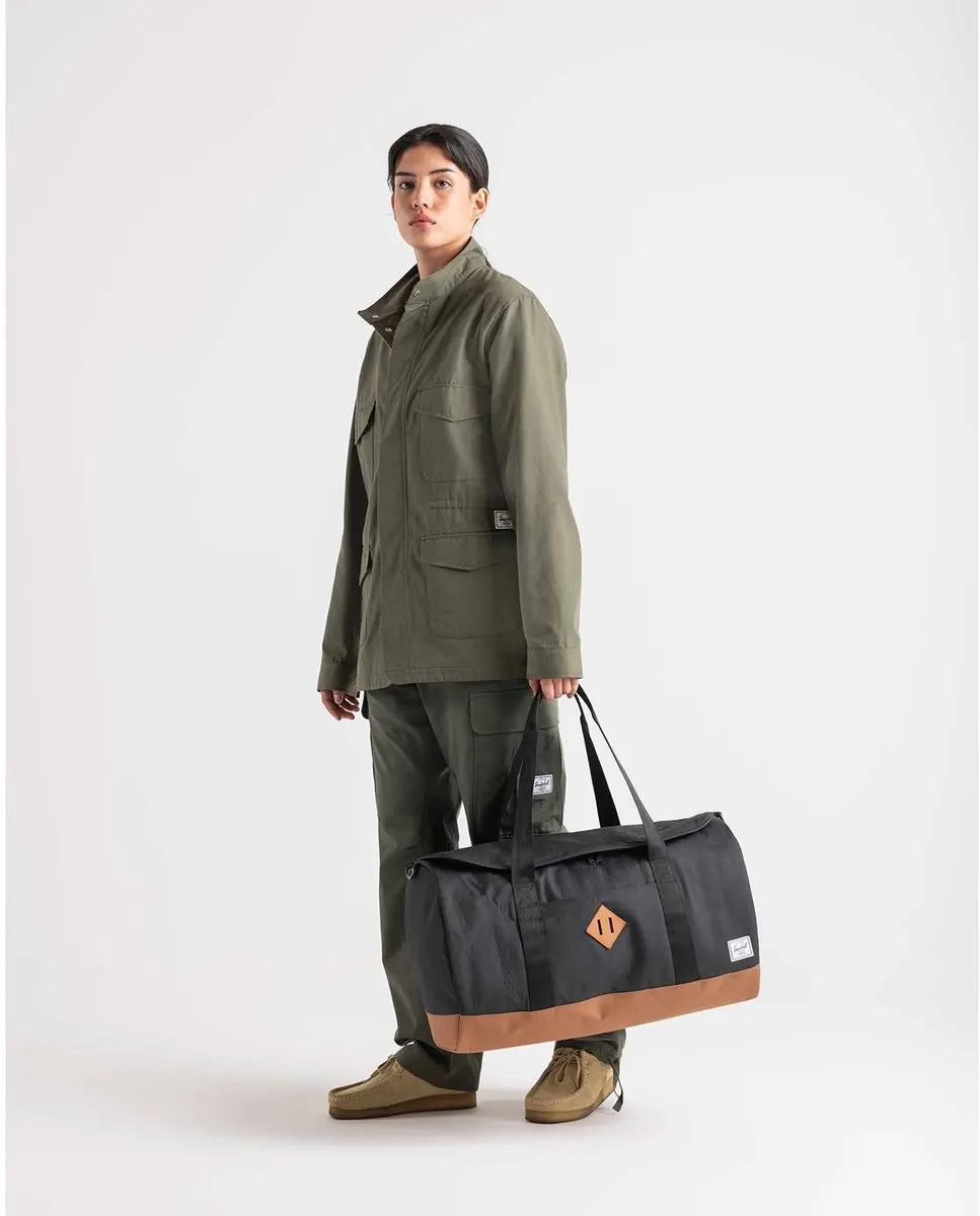Herschel Heritage Duffle 40L Reistas - Black Tonal - afbeelding 5 van 5
