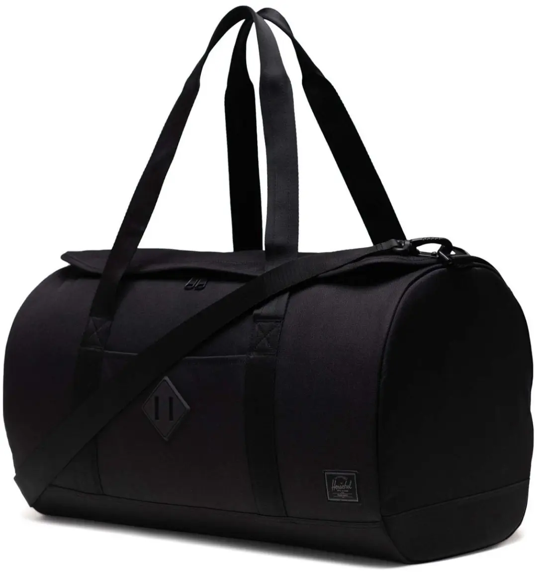 Herschel Heritage Duffle 40L Reistas - Black Tonal - afbeelding 2 van 5
