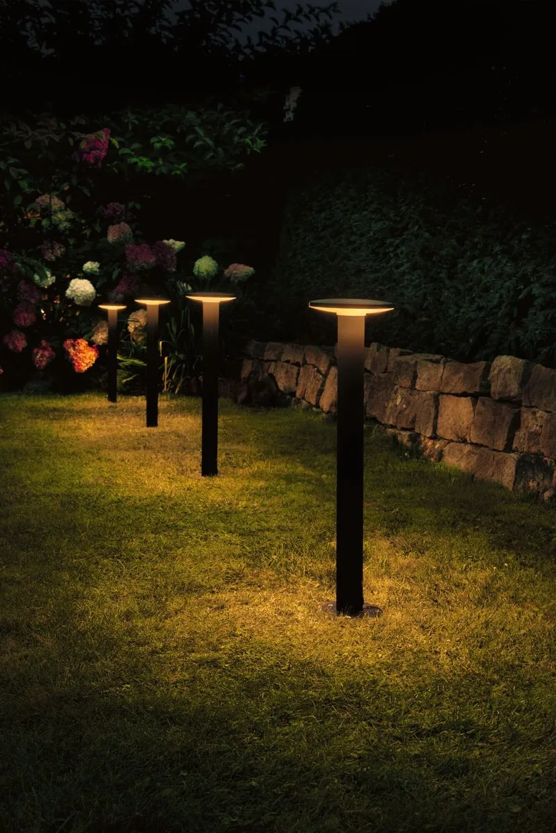 Paulmann Plug & Shine Plate LED-bolderlamp 7W - Antraciet - afbeelding 6 van 6