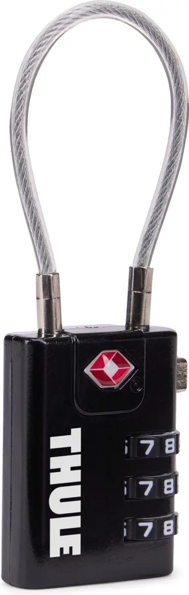 Thule TSA Kabelslot - Zwart - afbeelding 2 van 6