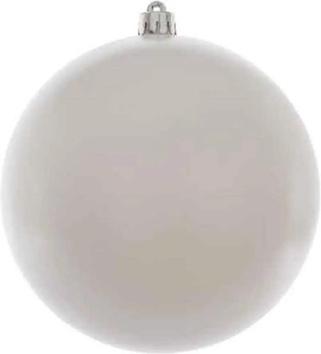 Decoris Kunststof Kerstbal 20cm Winterwit