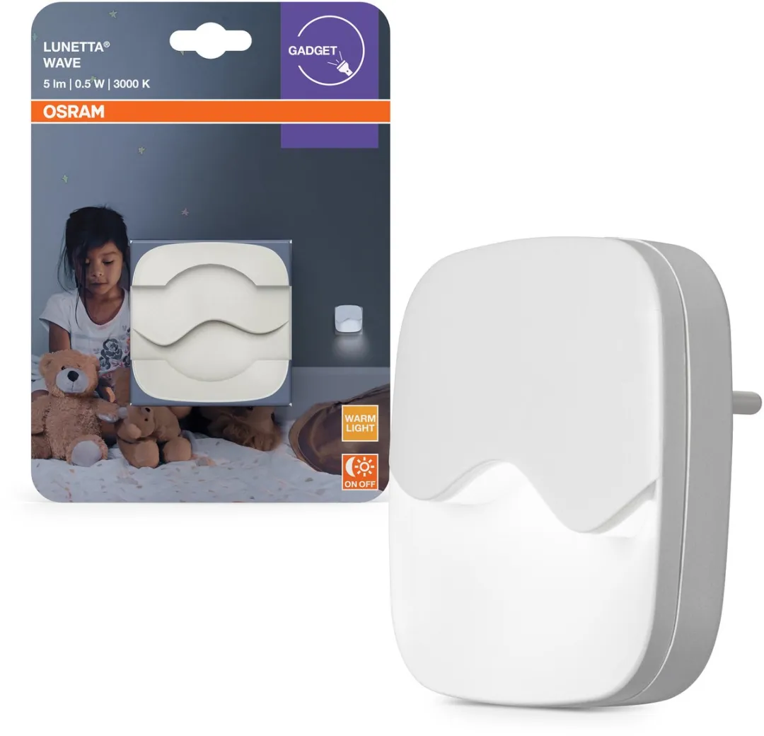 Osram Lunetta Wave Nachtlampje - Warm Wit 3000K