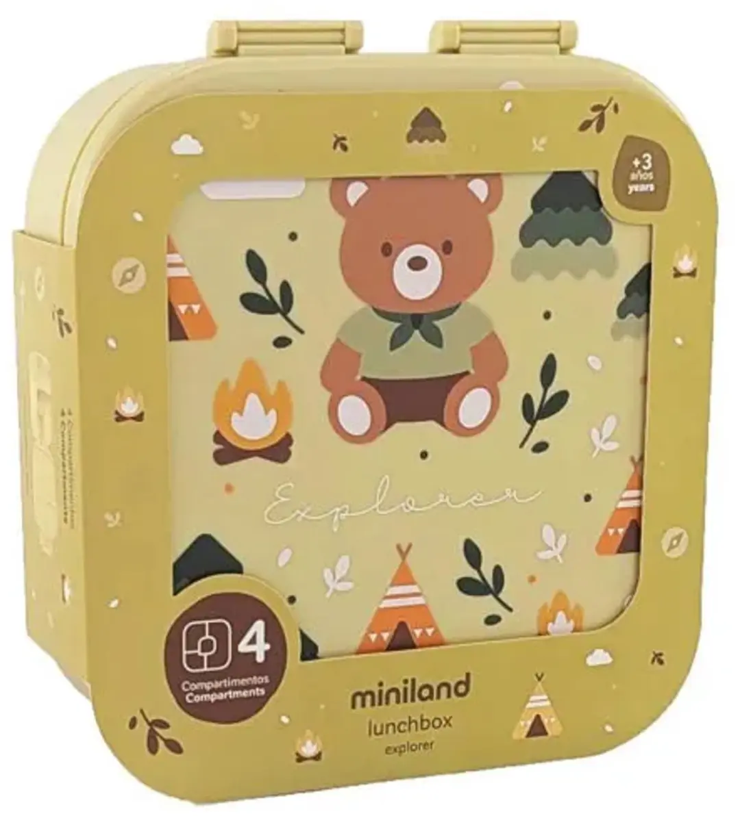 Miniland Explorer Lunchbox - Multicolor - afbeelding 2 van 4