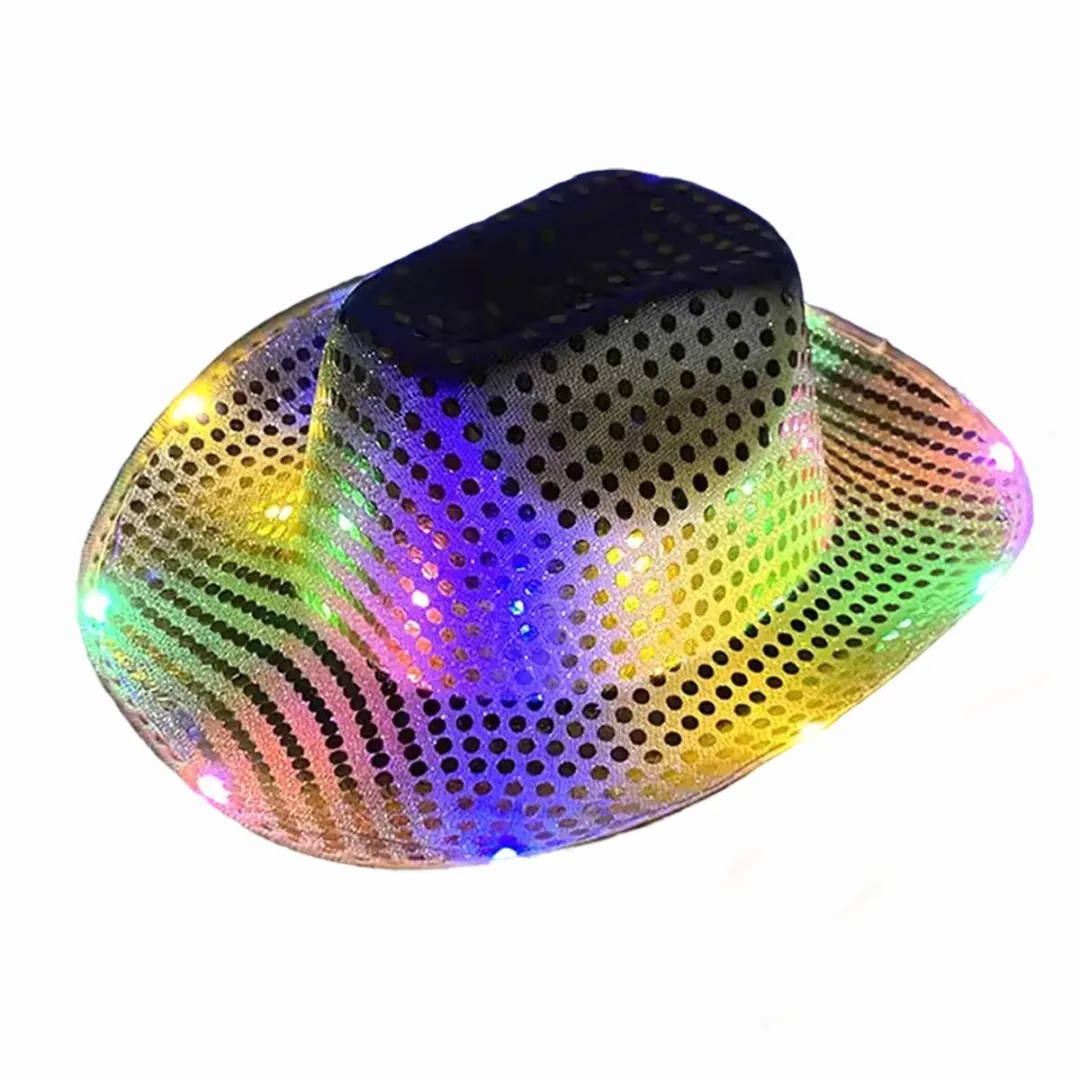 RedParrot Gouden Disco LED Hoed