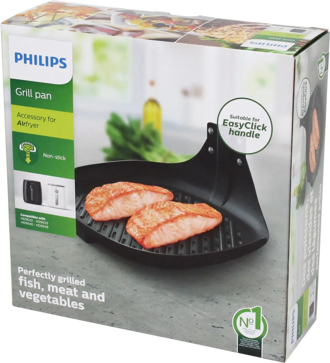 Philips HD9940/00 Grillpan - Zwart