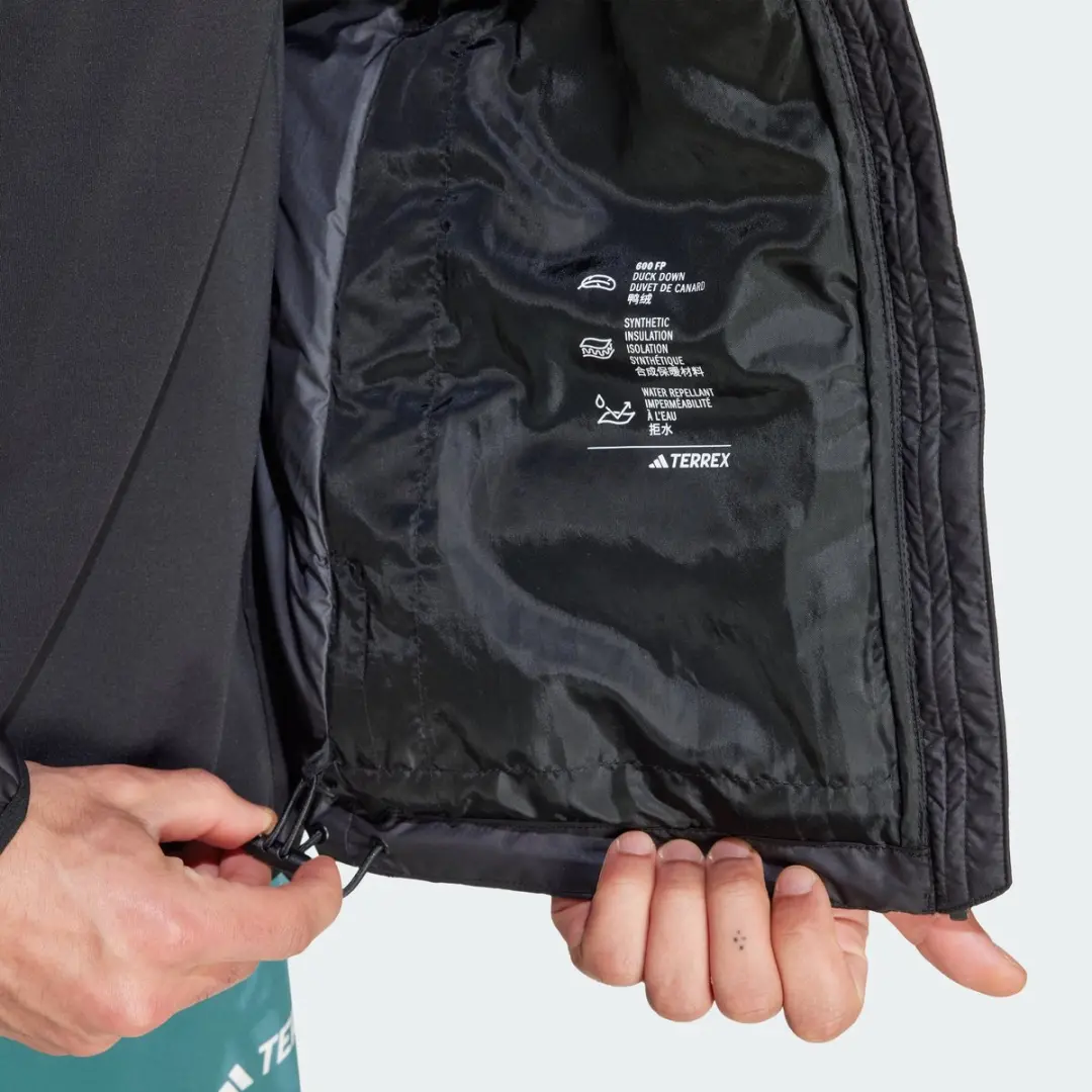 adidas Terrex Multi Light Climawarm Donsjack - Zwart - afbeelding 5 van 6