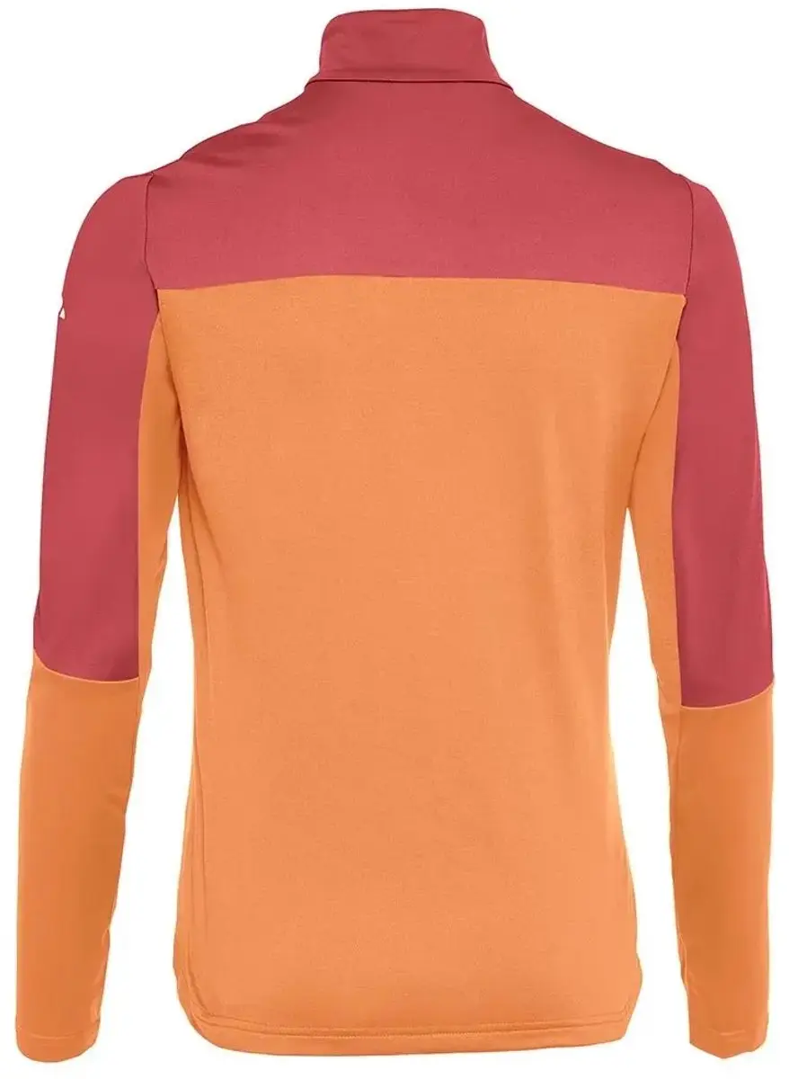 VAUDE Livigno II Dames Halfzip Fleece - Sweet Orange - 42 - afbeelding 6 van 6