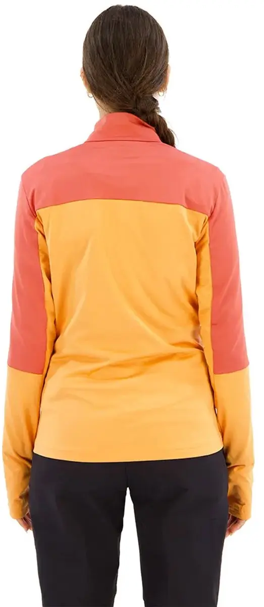 VAUDE Livigno II Dames Halfzip Fleece - Sweet Orange - 42 - afbeelding 3 van 6