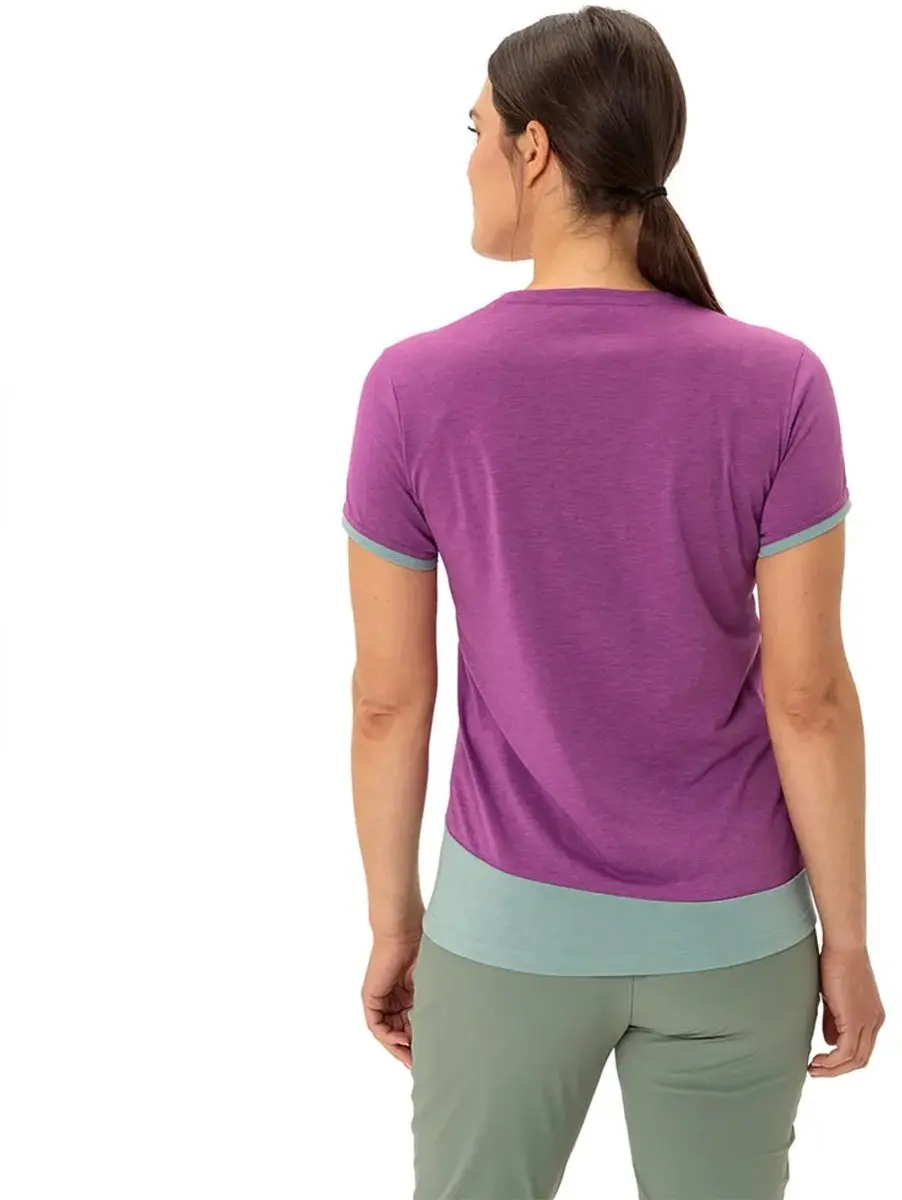 VAUDE Sveit Dames T-shirt - Magenta - 36 - afbeelding 5 van 6