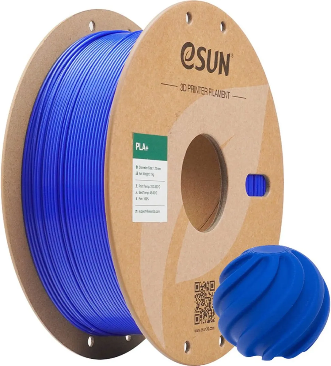 ESUN PLA+ RGB Blauw 1.75mm 3D Printerfilament 1kg