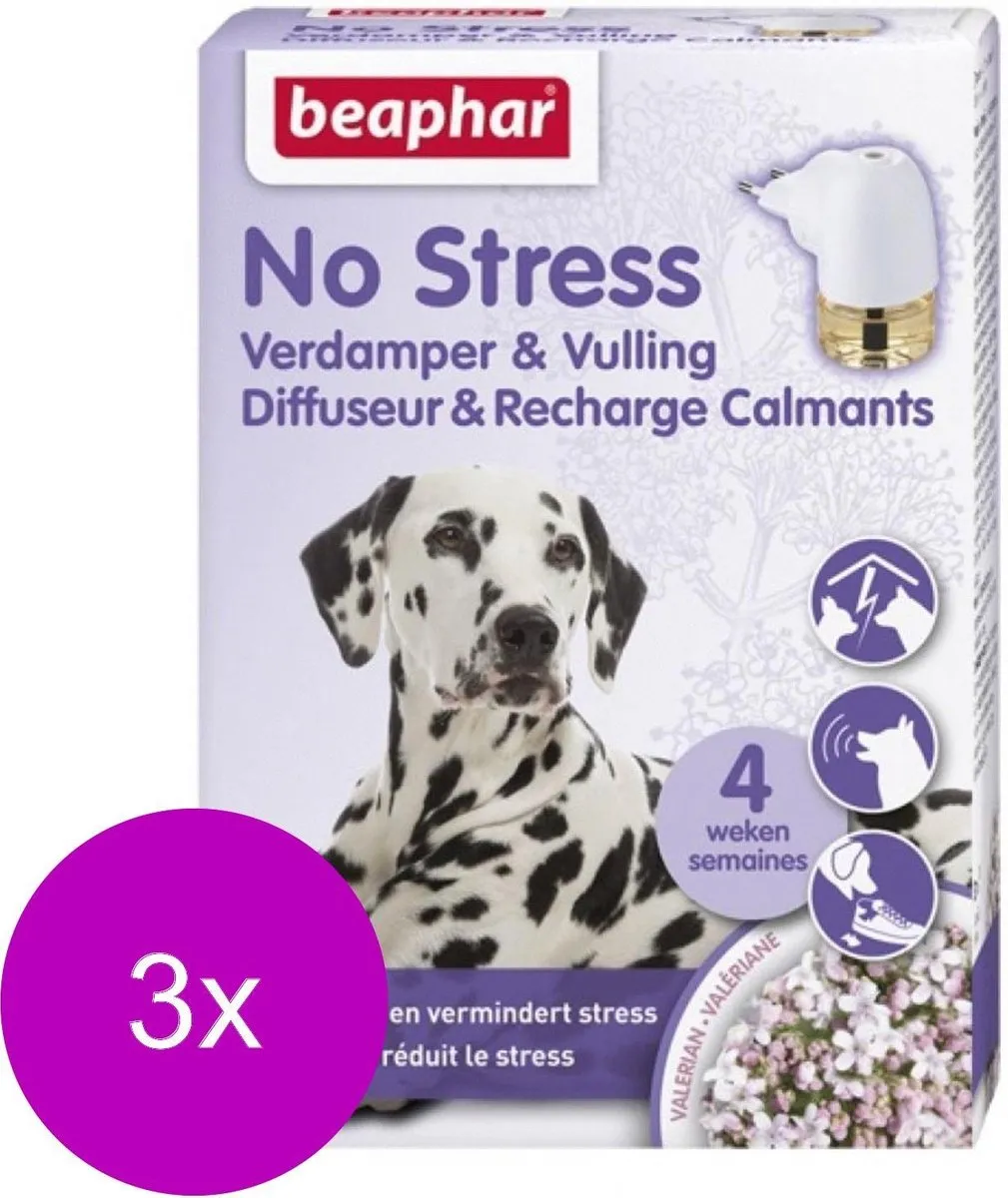 Beaphar No Stress Verdamper Hond - 3x30ml