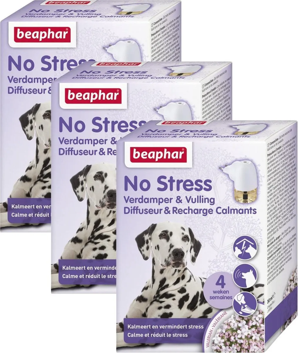 Beaphar No Stress Verdamper Hond - 3x30ml