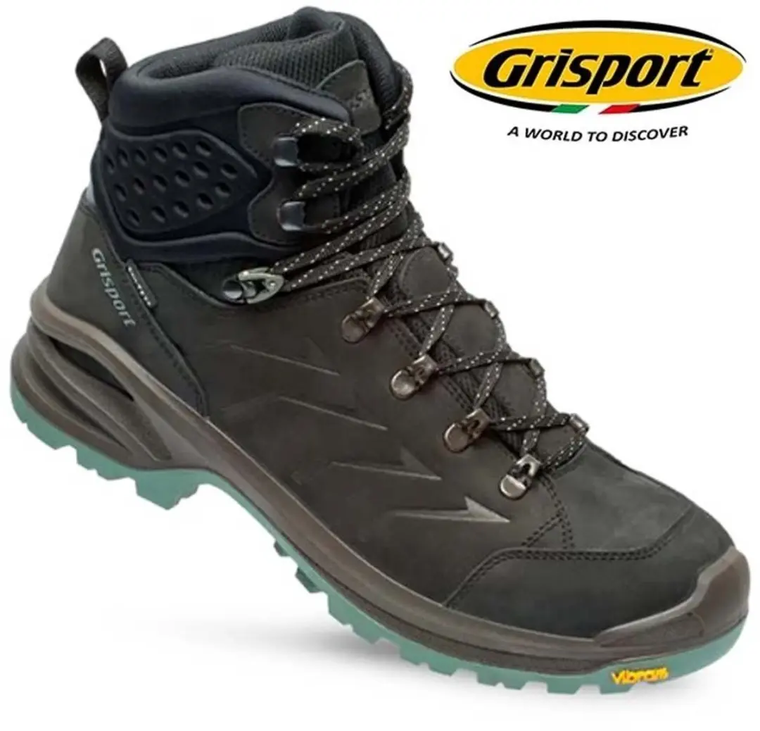 Grisport Terrain Mid Heren Wandelschoen - Zwart - afbeelding 2 van 6