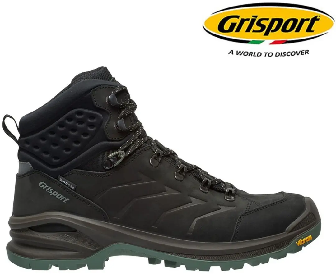 Grisport Terrain Mid Heren Wandelschoen - Zwart - afbeelding 5 van 6