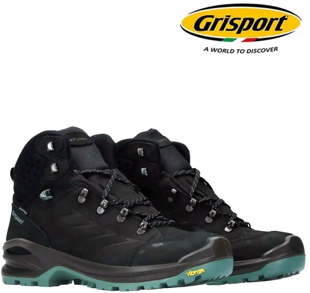 Grisport Terrain Mid Heren Wandelschoen - Zwart - afbeelding 4 van 6