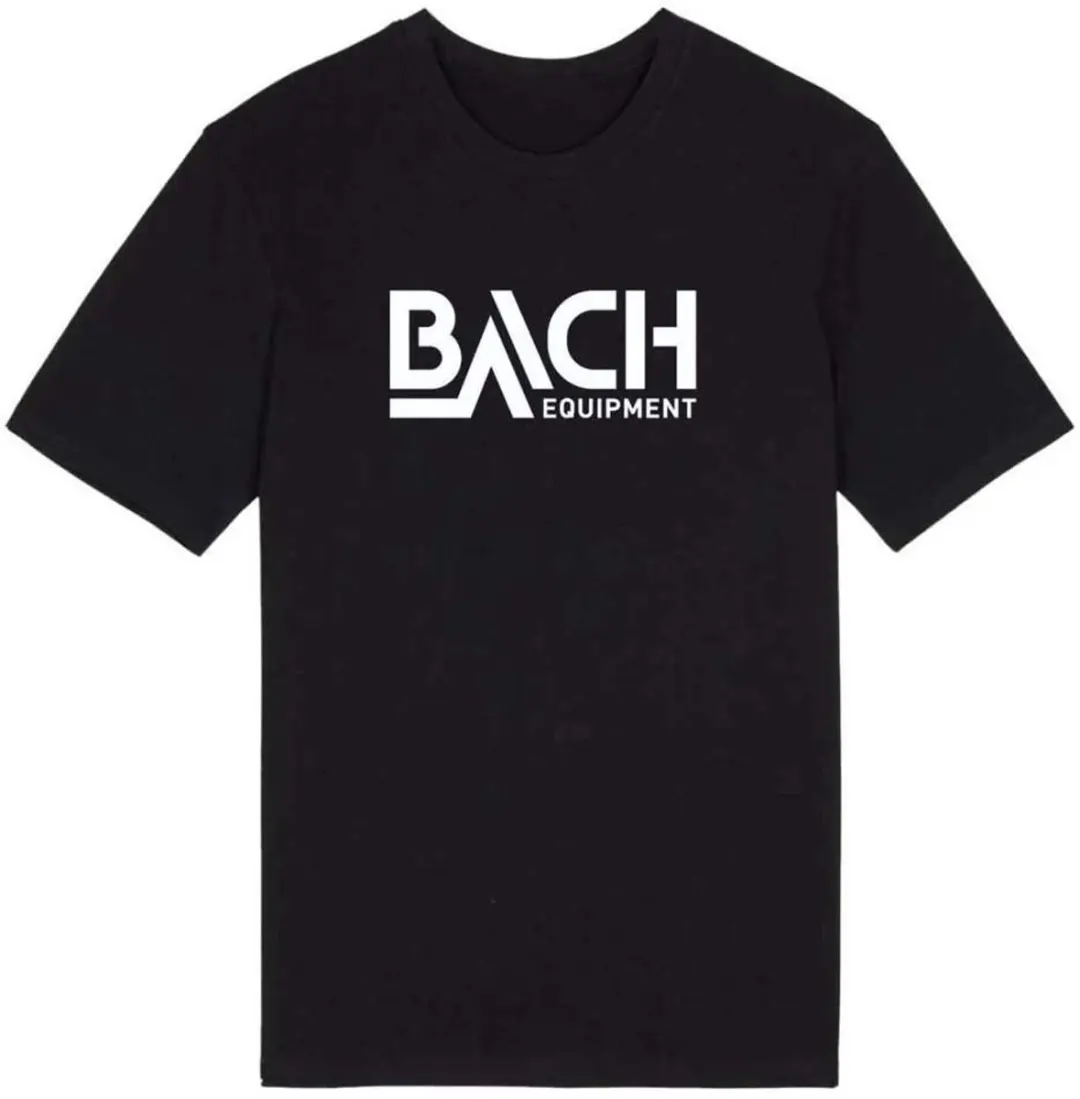 Bach Logo T-shirt Met Korte Mouwen Zwart S Man