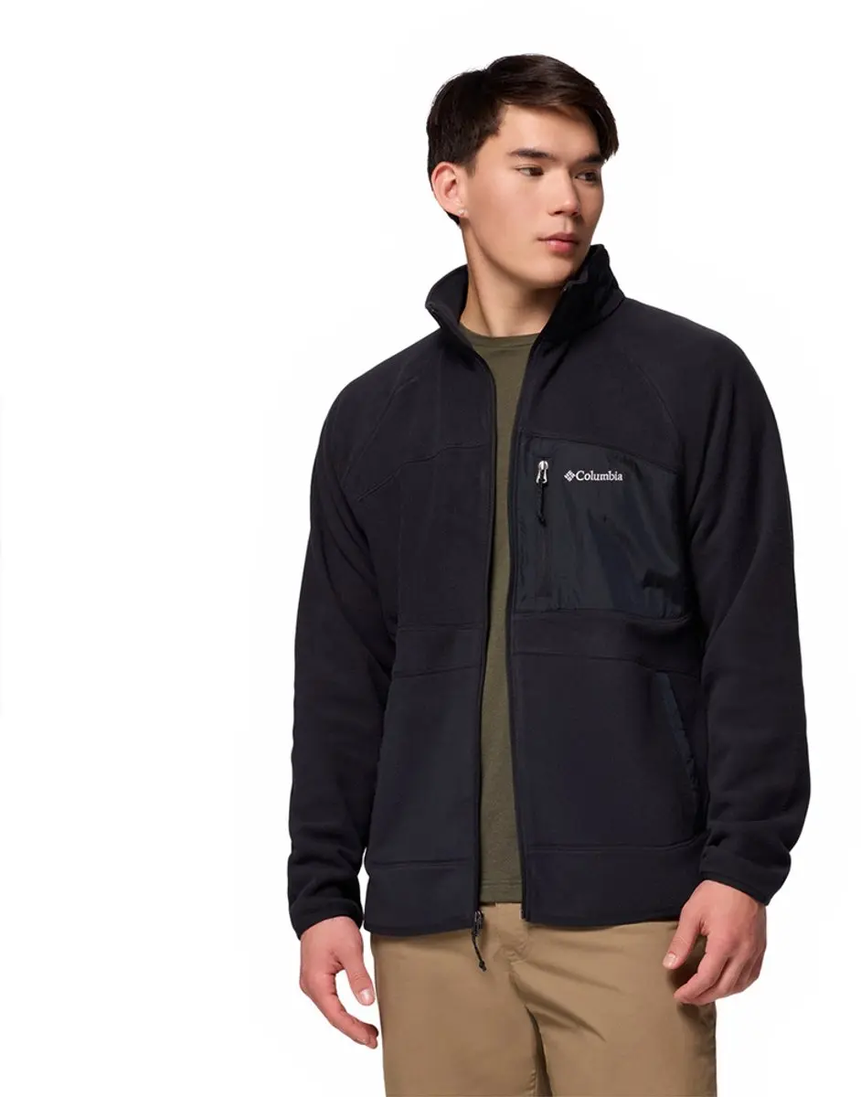 Columbia Fast Trek Overlay Full Zip Fleece - Zwart - L - afbeelding 5 van 6