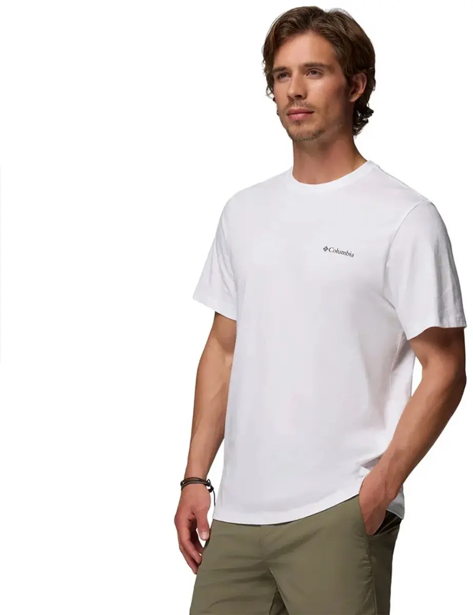 Columbia CSC Logo Back T-shirt - Wit - L - afbeelding 4 van 4