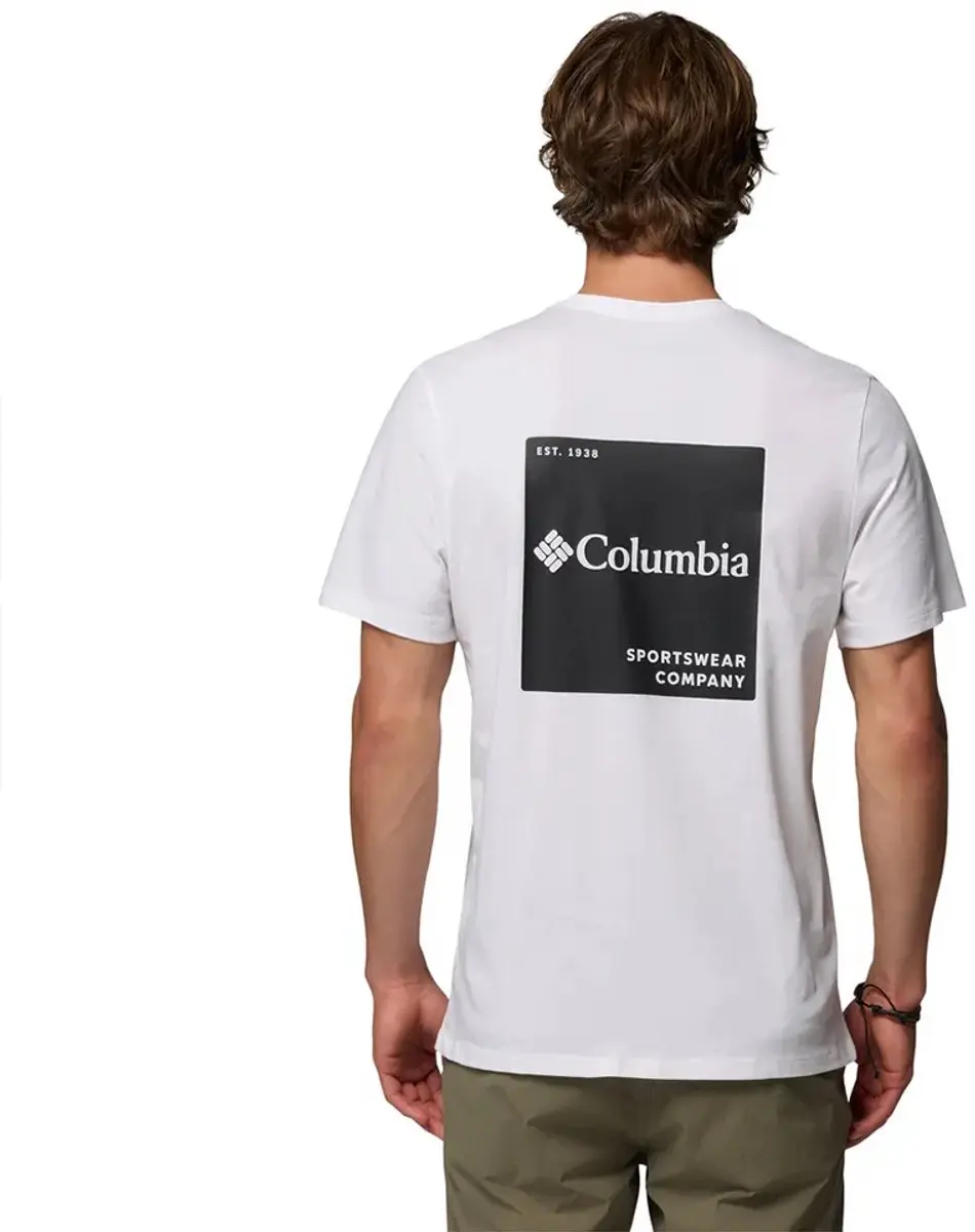 Columbia CSC Logo Back T-shirt - Wit - L - afbeelding 2 van 4