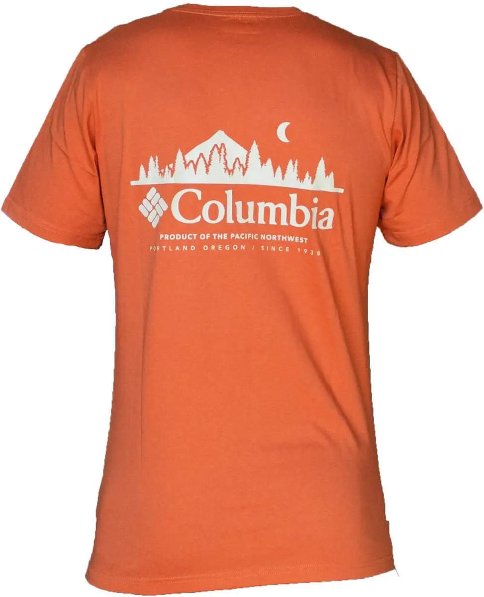 Columbia Rapid Ridge Back Graphic Tee II - Oranje - M - afbeelding 2 van 3